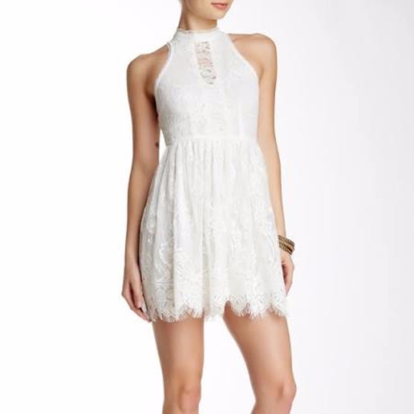 Free People Verushka White Lace Dress - Picture 1 of 6